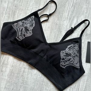 Darc Sport Dual Everson Seamless Sports Bra/Black/Size Medium